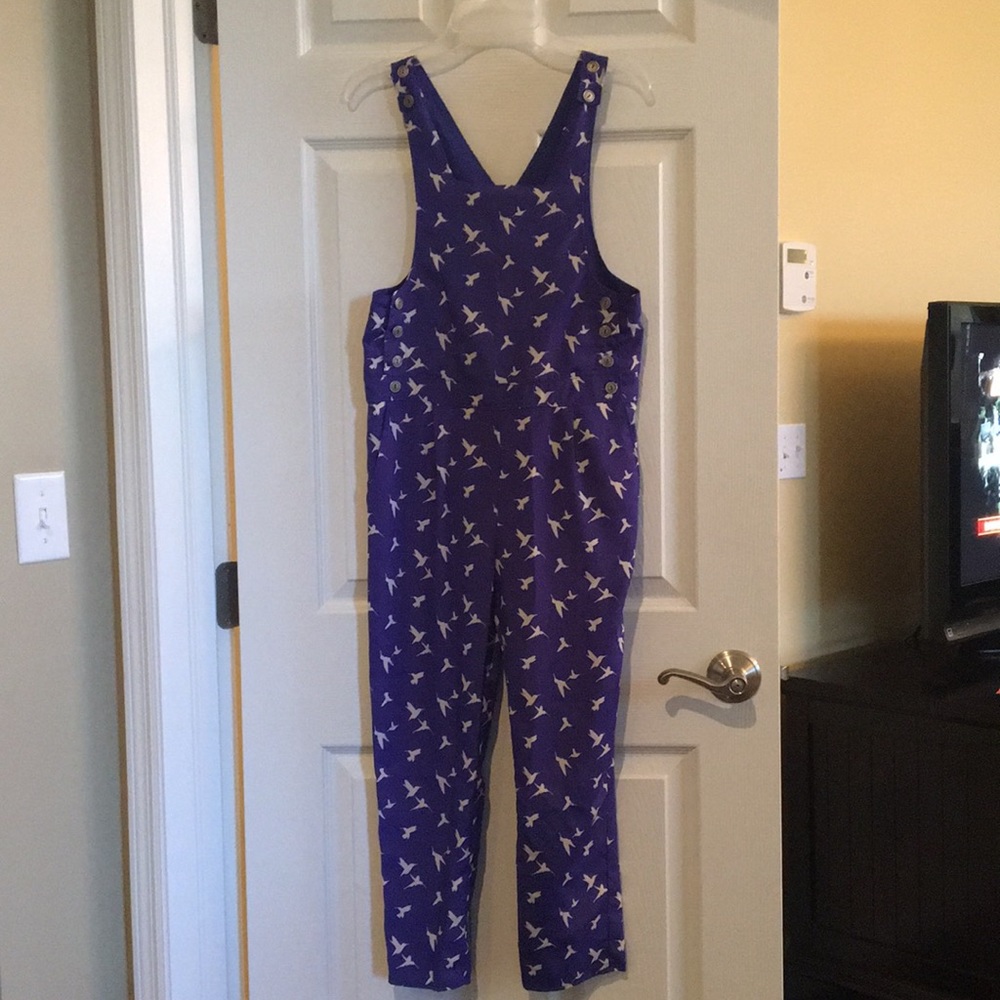 Nordstrom Girls Jumpsuit with Bird Print